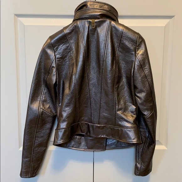 Aritzia Mackage Kenya Metallic Leather Jacket - Picture 5 of 6